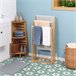 Toallero de Pie Bambú HOMCOM, hogar - baño Marron