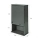 Armario de Pared con 3 estantes BZR25-DG SoBuy Gris Oscuro
