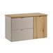 Mueble bajo lavabo cesto de ropa Manoa 100 Beige