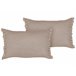 Beliani Cojín decorativo SASSAFRAS 45x10 Marron Claro