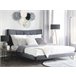 Beliani Cama con somier Poliéster LANNION 203x223 Beige