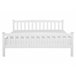 Beliani Cama con somier Madera de pino GIVERNY 169x208 Blanco