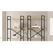 Estantería MILENA estructura metal Negro/ Madera