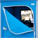 Aktive Armario de tela plegable camping c/4 niveles Azul