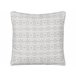 Beliani Cojín decorativo GLORIOSA Gris Claro