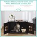 Casa para Gatos MDF PawHut, mascotas - accesorios para gatos Marron