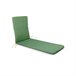 Cojín reversible de tumbona 57x38 Verde Oscuro