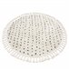 Alfombra BERBER SYLA B752 puntos Franjas Bereber Marroquí Shaggy 160x160 Crema