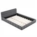 Marco de la cama 200x140 Gris