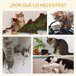 Árbol para Gatos Aglomerado de Madera, Felpa, Sisal PawHut Crema