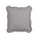 Beliani Cojín decorativo GLABRA Gris