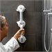 Asa de Seguridad para Baño Angular Doble Blanco