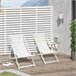 Conjunto de 2 Tumbonas Aluminio, Texteline Outsunny Gris Claro