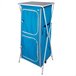 Aktive Armario de tela plegable camping c/4 niveles Azul