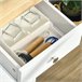 Aparador de Cocina MDF, Madera de Caucho HOMCOM 101 Blanco