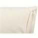 Beliani Cojín decorativo MYRICA Blanco/ Beige