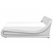 Beliani Cama con somier Piel sintética AVIGNON 205x221 Gris
