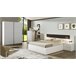 Armario 2 puertas efecto madera 150 Blanco Brillo