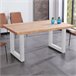 Mesa de comedor Loft 160 160x160 Blanco