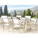 Beliani Conjunto de comedor GROSSETO Blanco