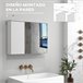 Armario de Baño MDF HOMCOM, hogar - baño Blanco