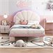 Cama infantil de terciopelo 99x210 Cama infantil de terciopelo 99x210 Rosa