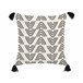 Beliani Cojín decorativo MAYS Blanco/ Beige