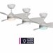Ventilador techo ASHER aspas led motor DC  Blanco
