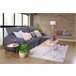 Chaise longue convertible en cama tela APRIL Gris