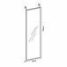 Espejo para puerta Lesina con 2 ganchos aluminio 37x2 Blanco