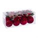 Bolas de Navidad Rojo