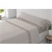 Juego sábanas CASABLANCA polycotton beige Beige