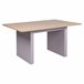 Mesa de comedor fija color roble SELENA Roble