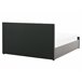 Beliani Cama con somier Terciopelo ROCHEFORT 170x214 Azul Marino