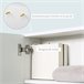 Armario de Baño con Espejo Melamina de Madera y Vidrio kleankin 60 Blanco