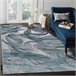 Alfombra DE LUXE moderna 621 Neto - Structural 160x220 Gris