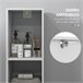 Armario de Baño MDF HOMCOM, hogar - baño Armario de Baño MDF HOMCOM, hogar - baño Blanco