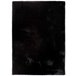 Alfombra lisa lavable de pelo alto FOX - ATTICGO 80x150 Negro