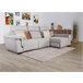 Chaise longue 4 plazas ADRIA relax eléctrico derecho gris claro Gris Claro