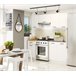 Armario de Cocina Independiente OLIWIA AKORD con 2 estantes 40 Blanco