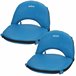 Aktive Pack 2 asientos plegables con respaldo ajustable Azul