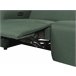 Beliani Sofá de 2 plazas Poliéster ULVEN Verde Oscuro