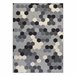 Alfombra HEOS 78537 Hexágono 190x270 Gris