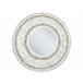 Beliani Espejo decorativo SOLEDAD Blanco/ Beige