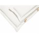 Beliani Cojín de asiento TOSCANA 50x45 Blanco/ Beige