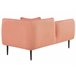 Beliani Chaise longue Bouclé CHEVANNES Beige