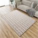 Alfombra geométrica con relieve BARESA - ATTICGO 160x230 Multicolor