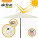 Sombrilla para jardín hexagonal Ø300 cm c/sistema de doble polea Aktive Crema
