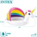Piscina hinchable para bebé con toldo unicornio INTEX Multicolor