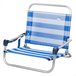 Aktive Silla de playa plegable pequeña marinera c/asa de hombro Azul